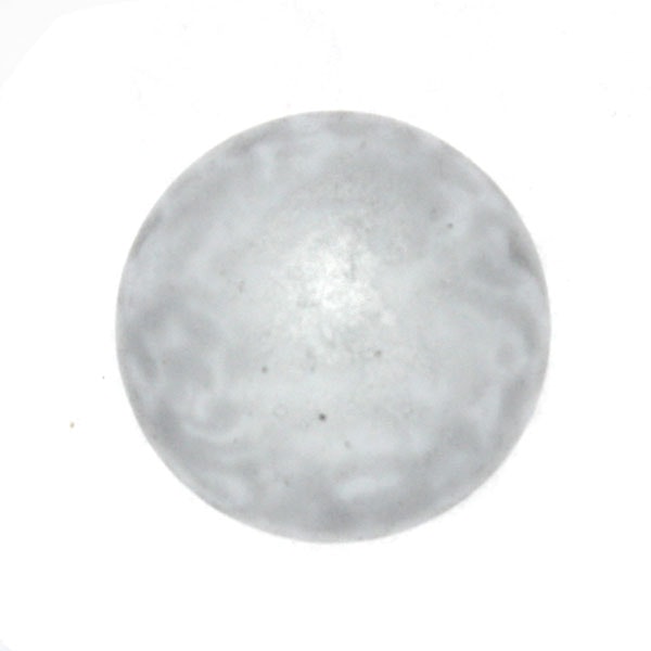 Alabaster Milky Silver Cabochon Par Puca 25mm 1st