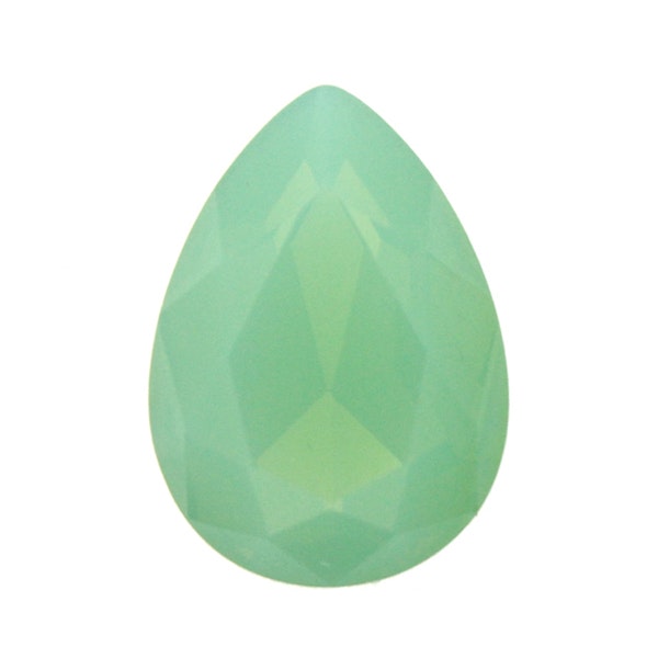 Pacific Opal A Kvalitet Kinesisk Strass Droppe 18x13mm 2st