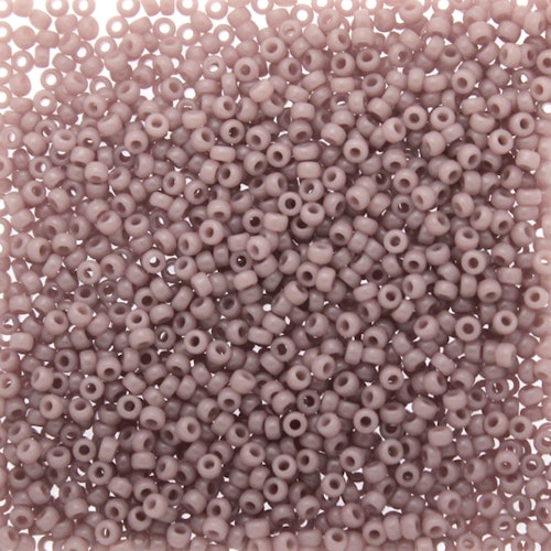 Opaque Mauve 15-0410 Miyuki Seedbeads 15/0 5g