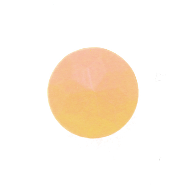 Tangerine Fluorescense AB K9 Kinesisk Round Stone 8mm 4st
