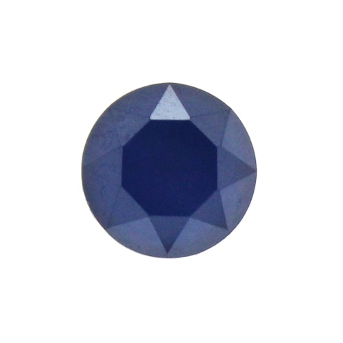 Cobalt Fluorescense K9 Kinesisk Round Stone 8mm 4st