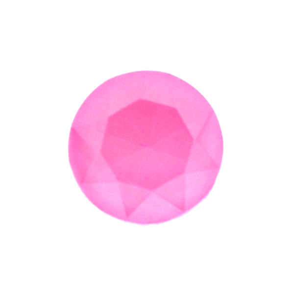 Pink Fluorescense K9 Kinesisk Round Stone 8mm 4st