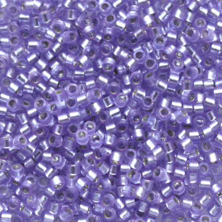 Dyed Semi-matte Silverlined Purple	DB-0694 Delicas 11/0 5g
