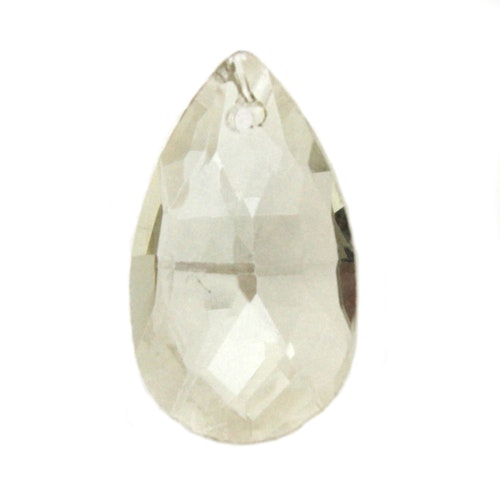 Crystal Luster Pear Pendant 22x13mm 1st
