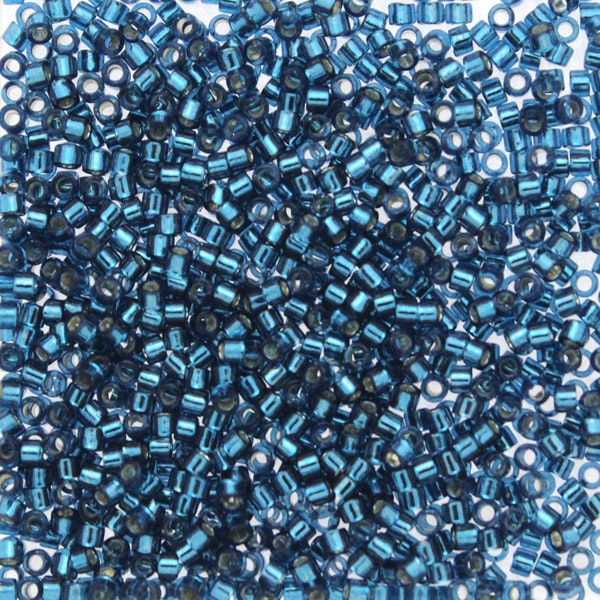 Dyed Silverlined Blue Zircon DB-0608 Delicas 11/0 5g