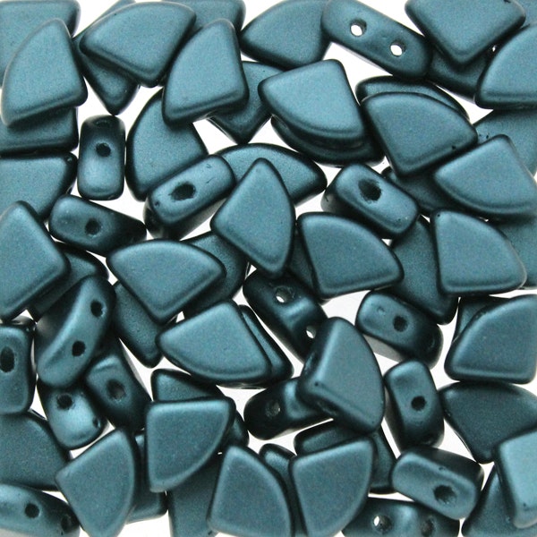 Alabaster Pastel Petrol PieDuo Beads 5g