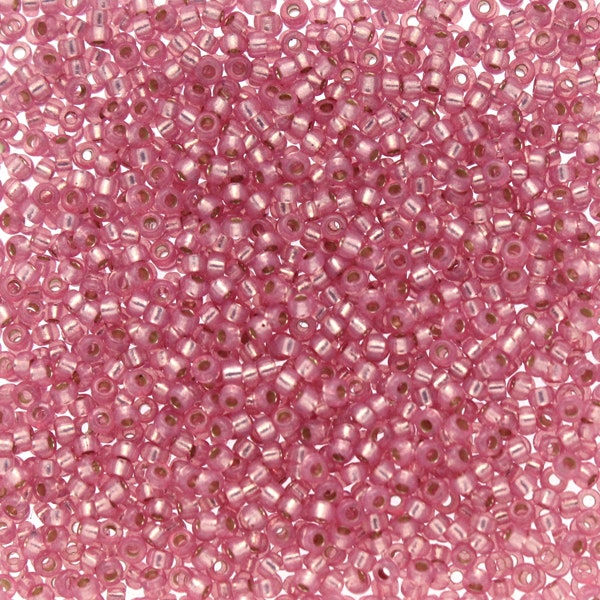 Duracoat Semi-matte Silverlined Dyed Honeysuckle 15-4237 Miyuki Seedbeads 15/0 5g