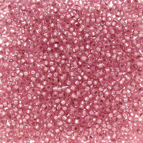 Duracoat Semi-matte Silverlined Dyed Honeysuckle 15-4237 Miyuki Seedbeads 15/0 5g