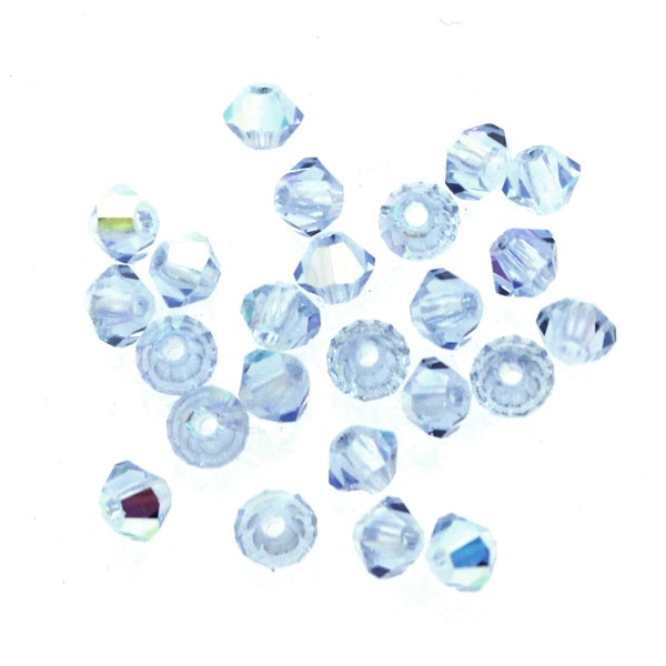 Light Sapphire AB Preciosa Bicone 3mm 144st