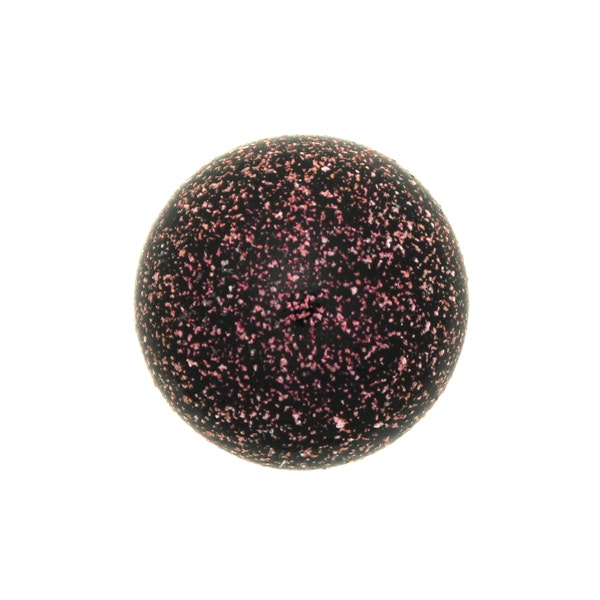 Polychrome Rose Spotted Cabochon Par Puca 18mm 1st