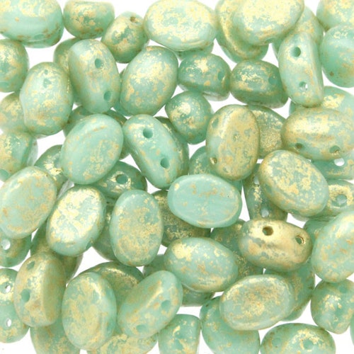 Green Aqua Opal Gold Splash Samos 5g