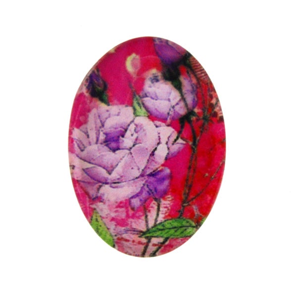 Blommor 33 Cabochon 30x20mm 1st