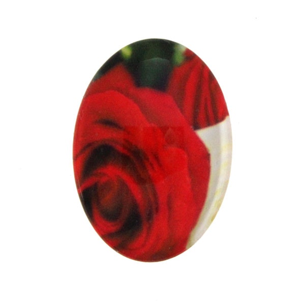 Blommor 40 Cabochon 30x20mm 1st