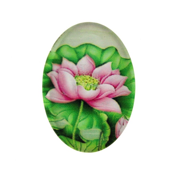 Blommor 43 Cabochon 30x20mm 1st