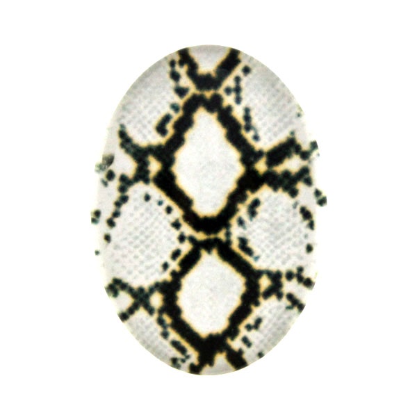 Djurmönster 6 Cabochon 30x20mm 1st