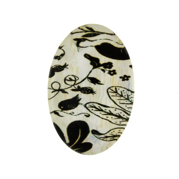 Vintage 7 Cabochon 30x20mm 1st
