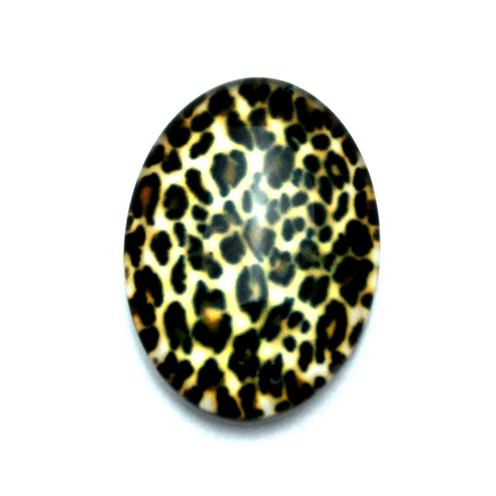 Djurmönster 2 Cabochon 25x18mm 1st