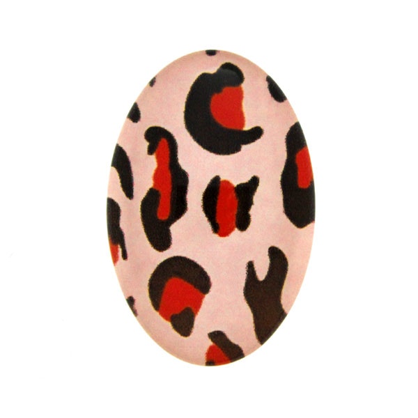 Djurmönster 26 Cabochon 25x18mm 1st
