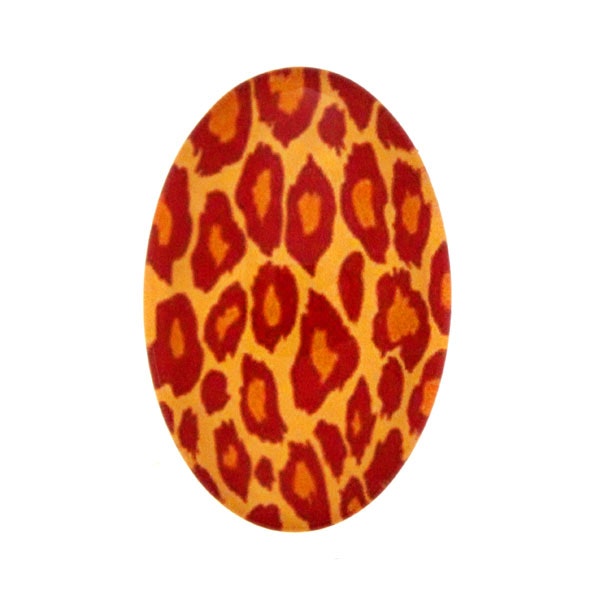 Djurmönster 39 Cabochon 25x18mm 1st