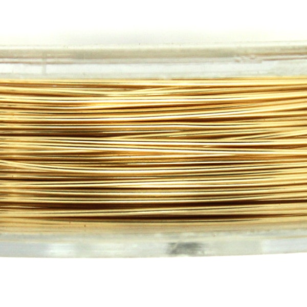 Gold Color SP Artistic Wire 32 Gauge/0,20mm 30yd/27,4m