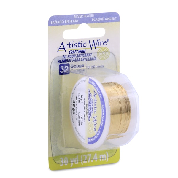 Gold Color SP Artistic Wire 32 Gauge/0,20mm 30yd/27,4m