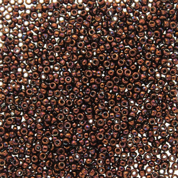 Metallic Dark Raspberry 15-0460 Miyuki Seedbeads 15/0 5g