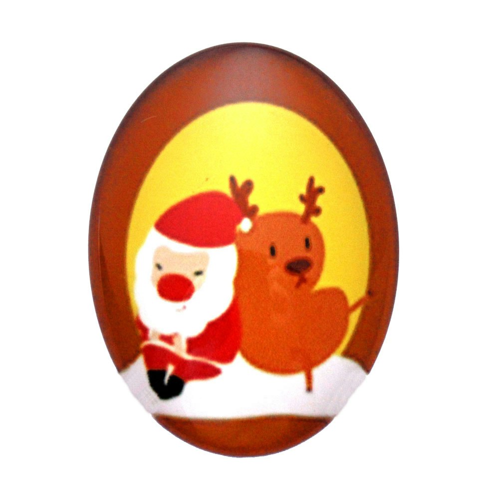 Julmotiv 56 Cabochon 18x13mm 1st
