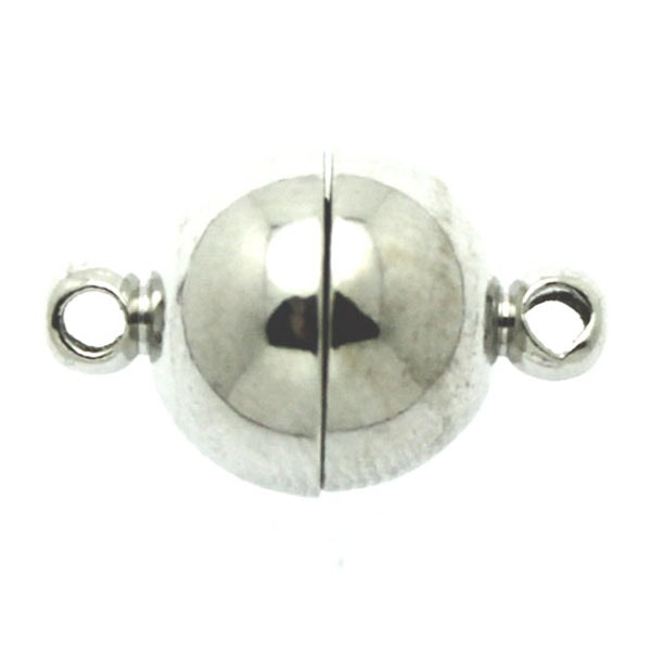 Magnetlås Slät Mörkt Silverfärgat 10x16mm 1st