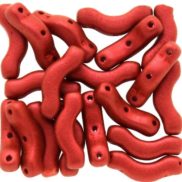 Lava Red Bridge Beads 5g