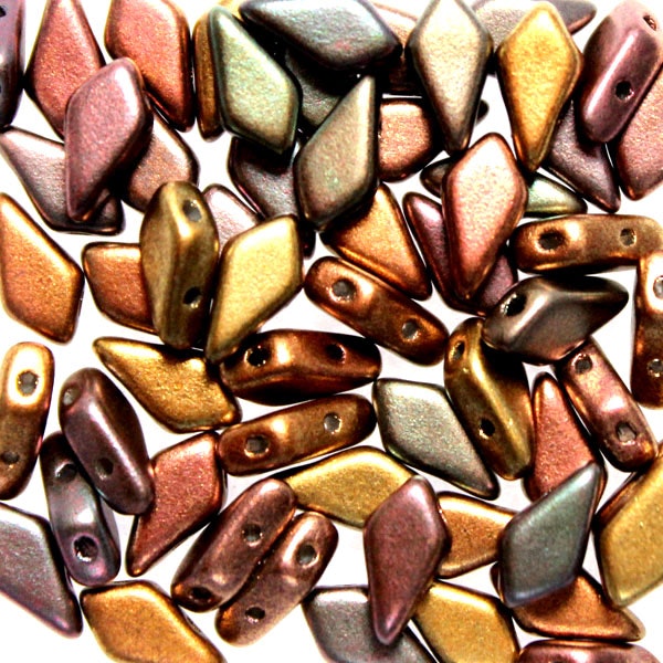 Purple Iris Gold Kite Bead 10g