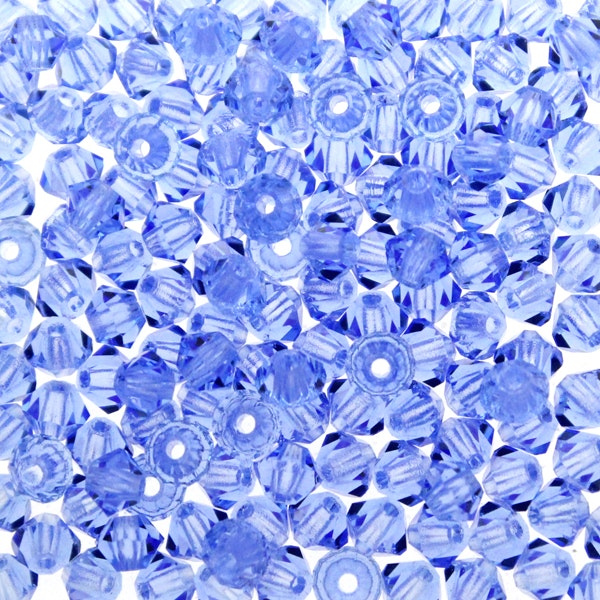 Sapphire Preciosa Bicone 3mm 144st