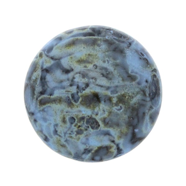 Black Stony Blue Cabochon Par Puca 25mm 1st