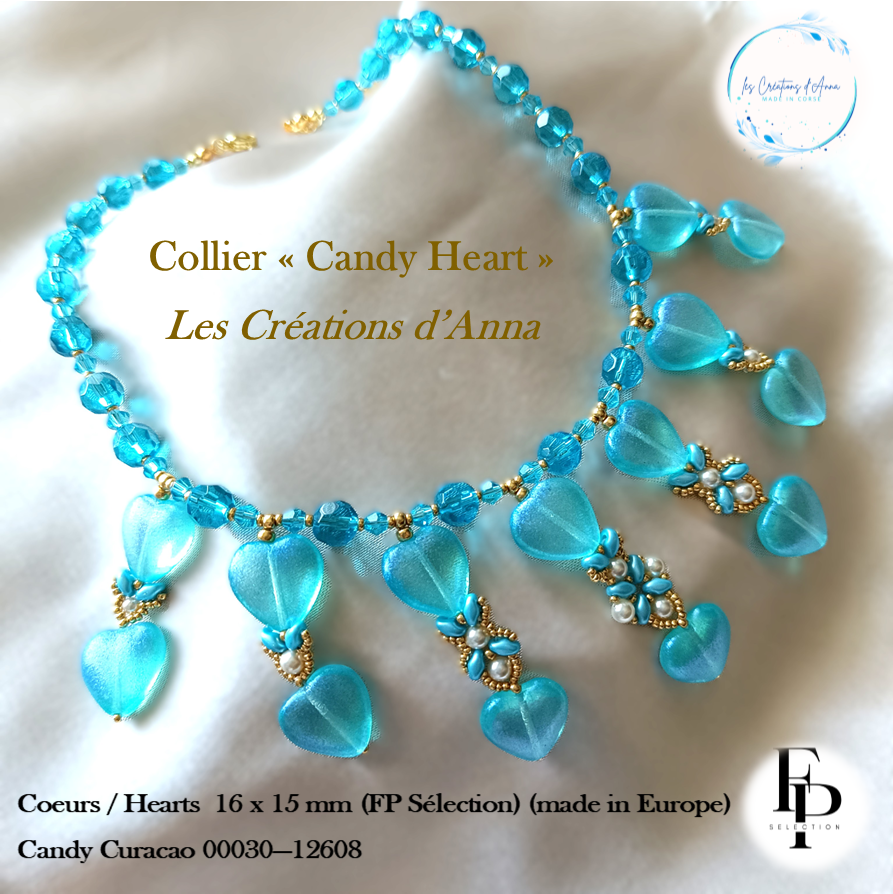 Candy Heart Halsband PDF