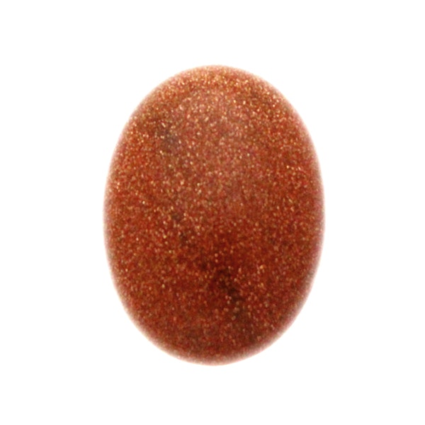 Röd Guldsten Oval Cabochon 18x13mm 1st