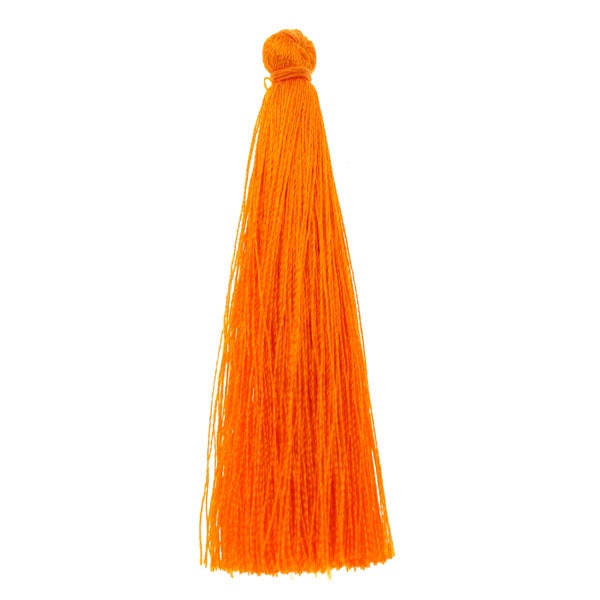 Orange Tassel/Tofs Ø6mm 7cm 1st