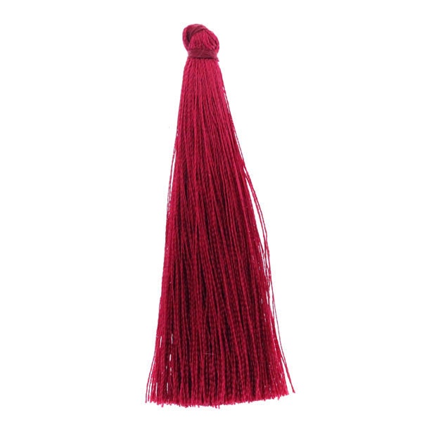 Dark Red Tassel/Tofs Ø6mm 7cm 1st