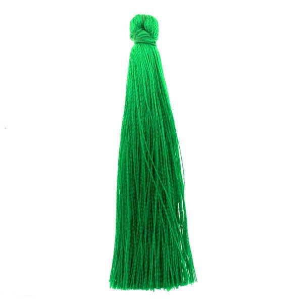 Green Tassel/Tofs Ø6mm 7cm 1st