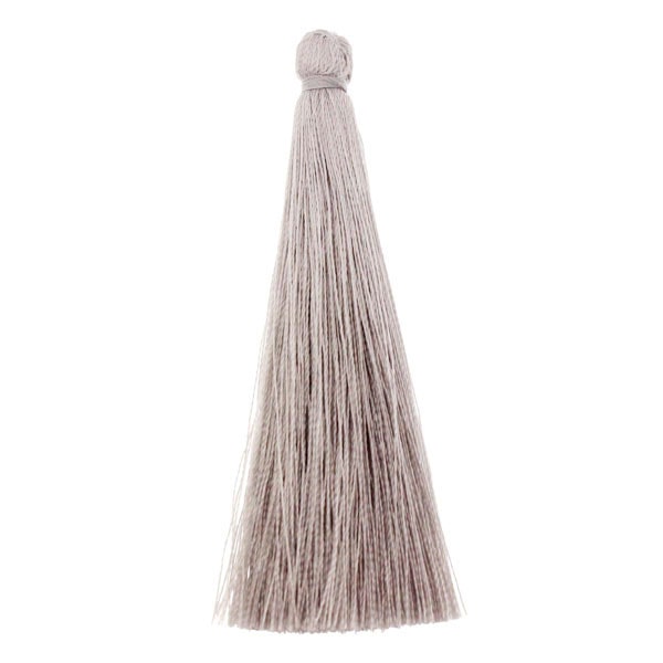 Light Grey Tassel/Tofs Ø6mm 7cm 1st
