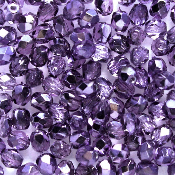 Violet Metallic Ice Fire Polish 4mm 100st