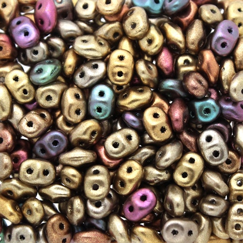 Gold Metallic Iris Superduo 10g