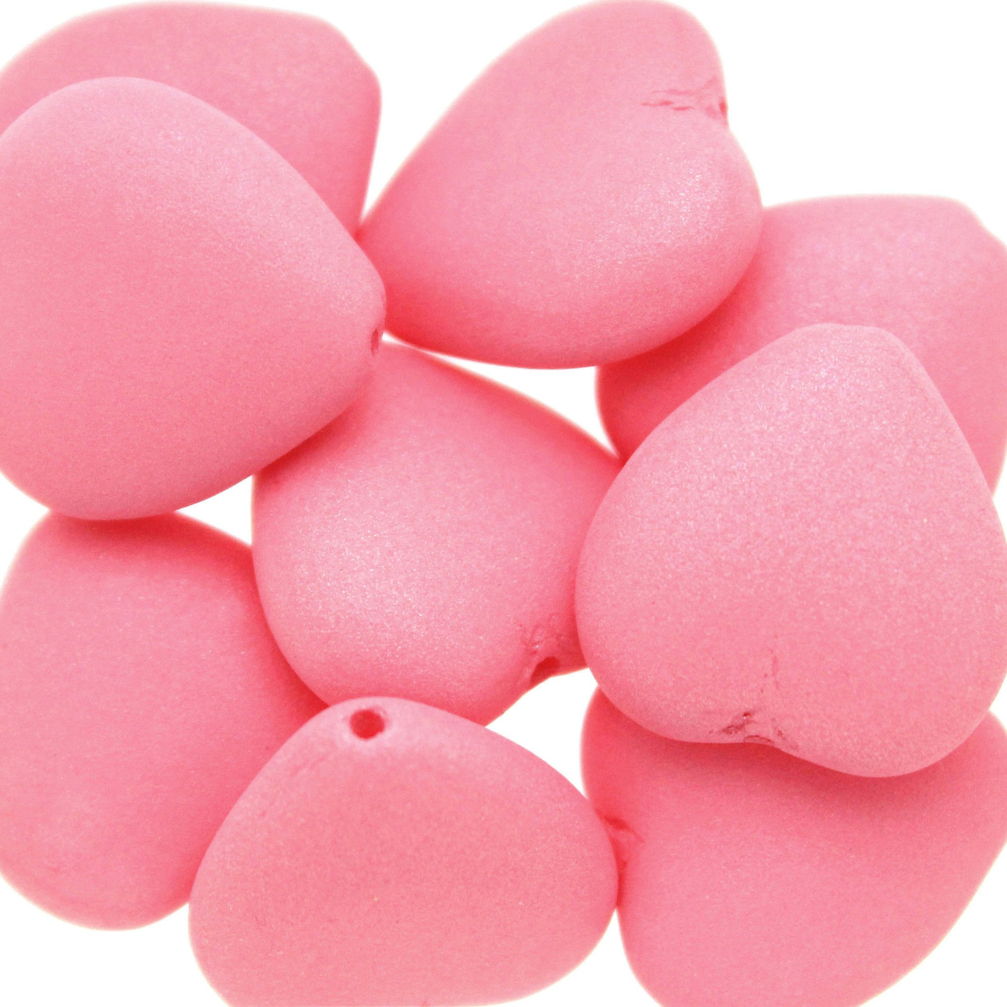 Vogue Mat Indian Rose Hearts 15x16mm 5st