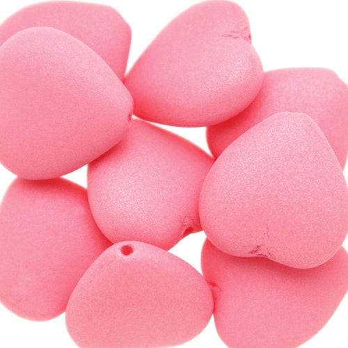 Vogue Mat Indian Rose Hearts 15x16mm 5st