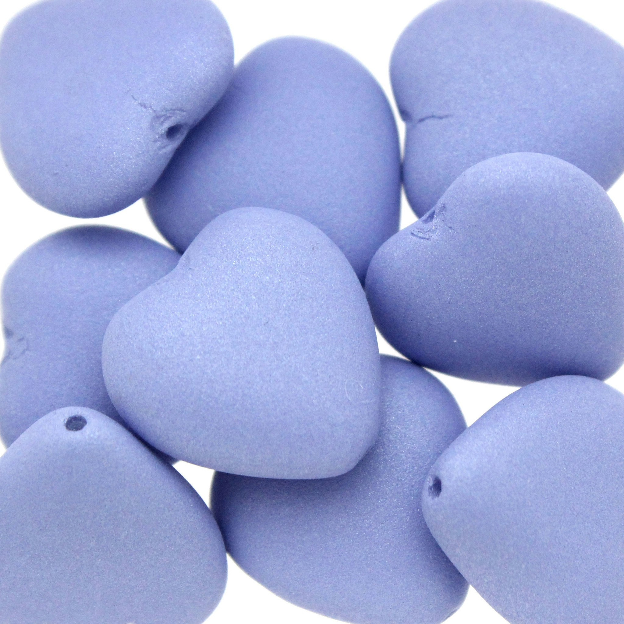 Vogue Mat Mauve Hearts 15x16mm 5st