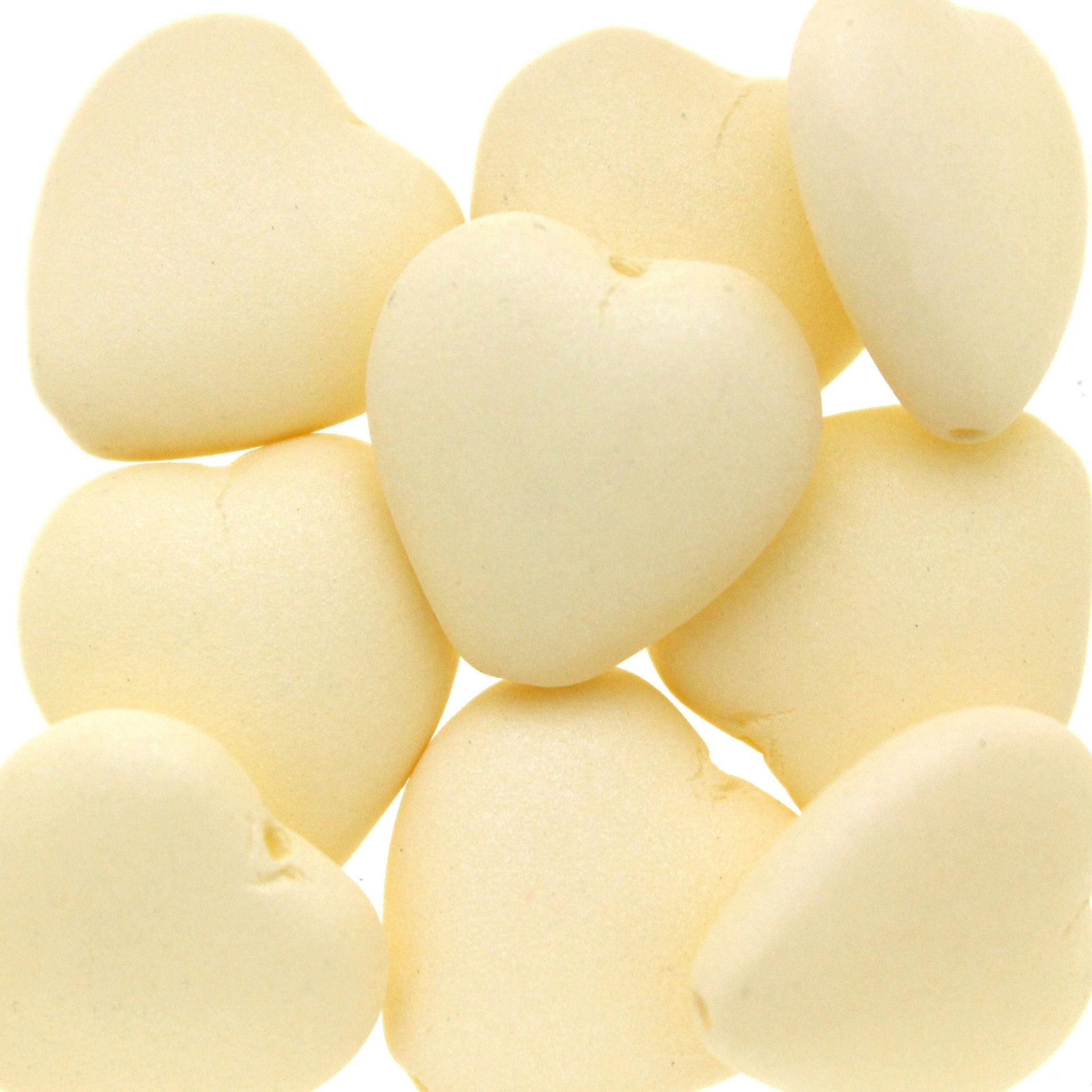 Vogue Mat Stone Hearts 15x16mm 5st