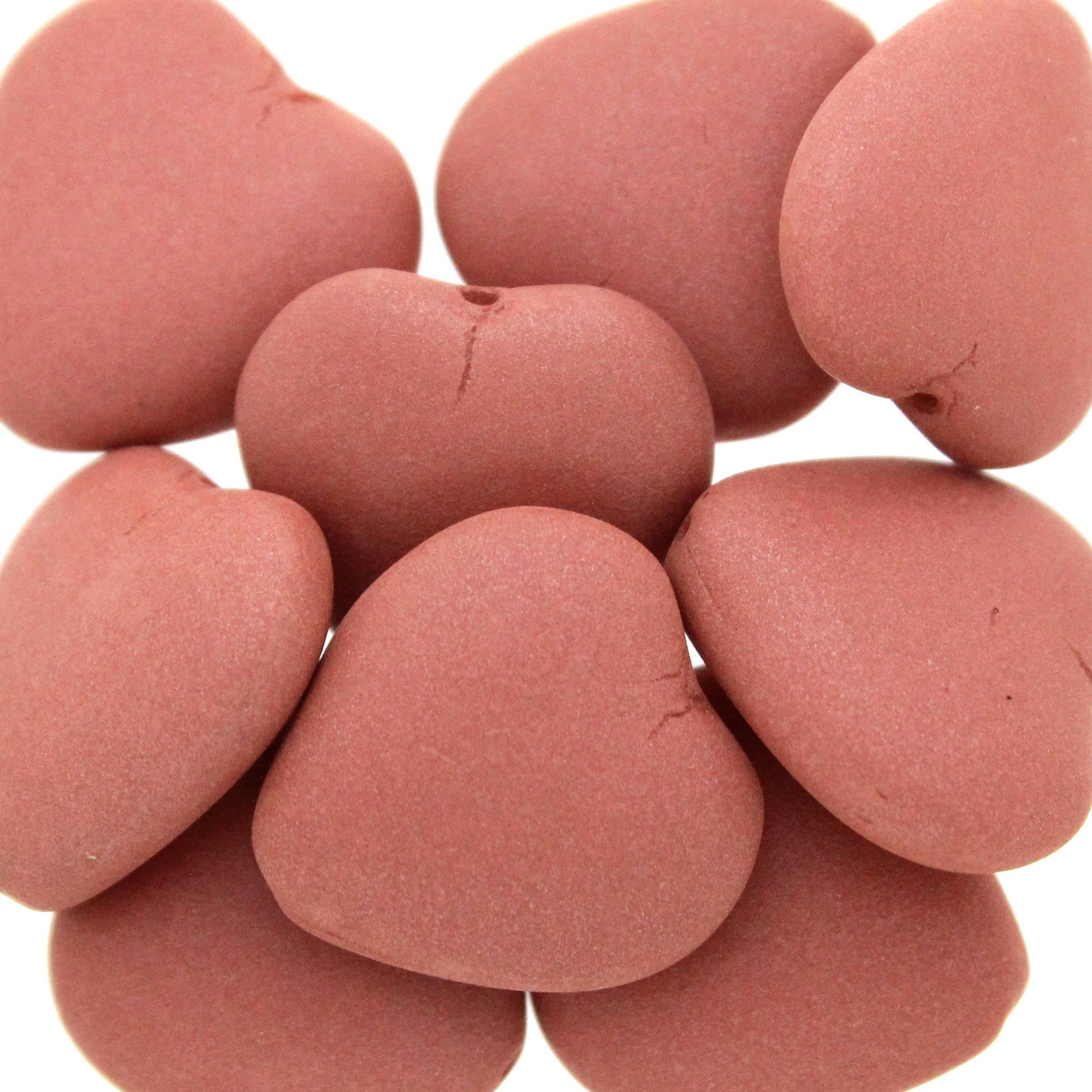 Vogue Mat Terracotta Hearts 15x16mm 5st