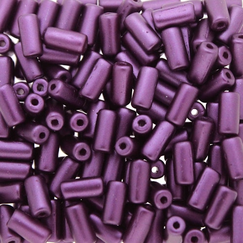 Alabaster Pastel Bordeaux Tubelet Bead 5g