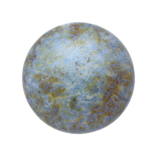 Opaque Blue /Green Spotted Cabochon Par Puca 25mm 1st