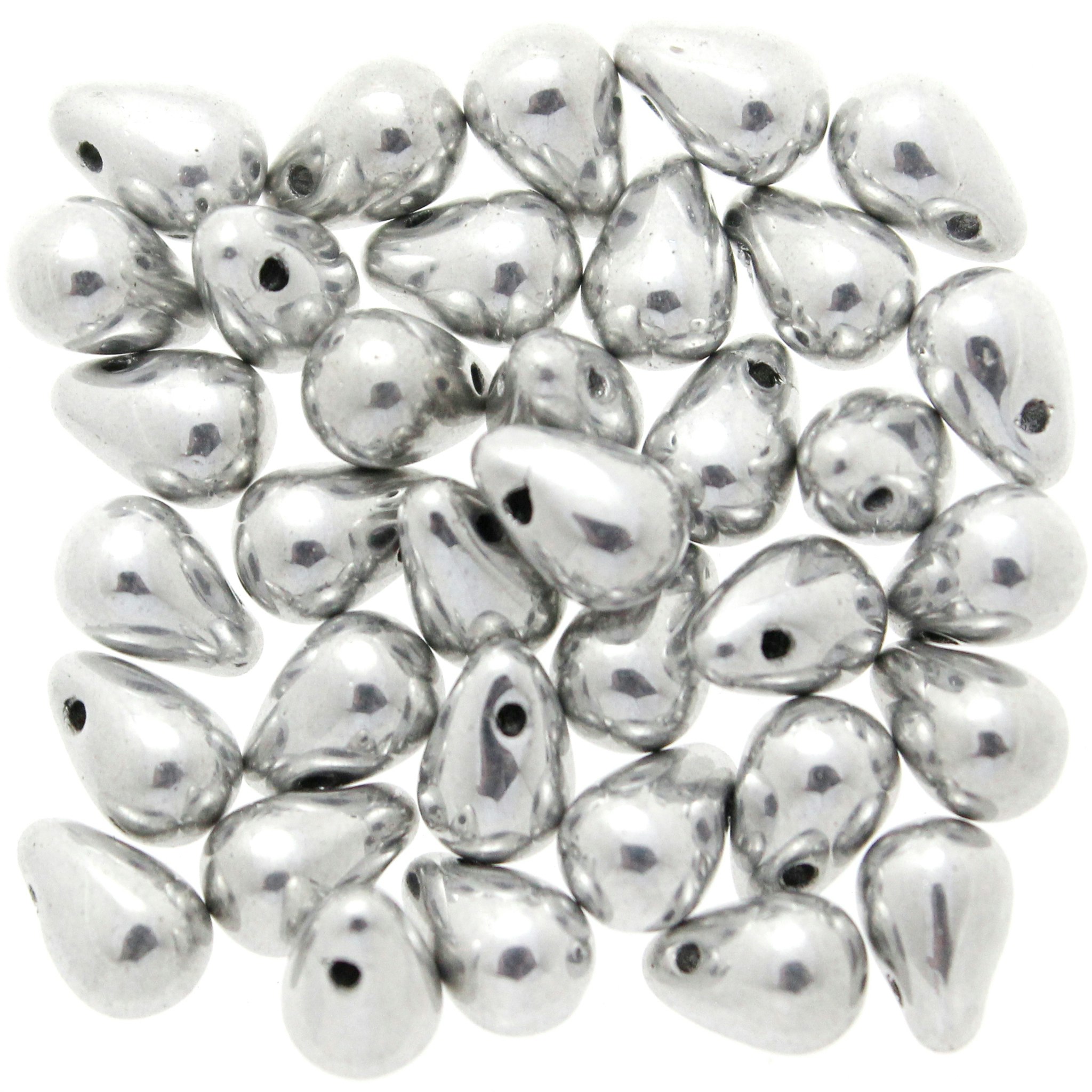 Crystal Labrador Full Side Drill Tear Drops 4x6mm 5g