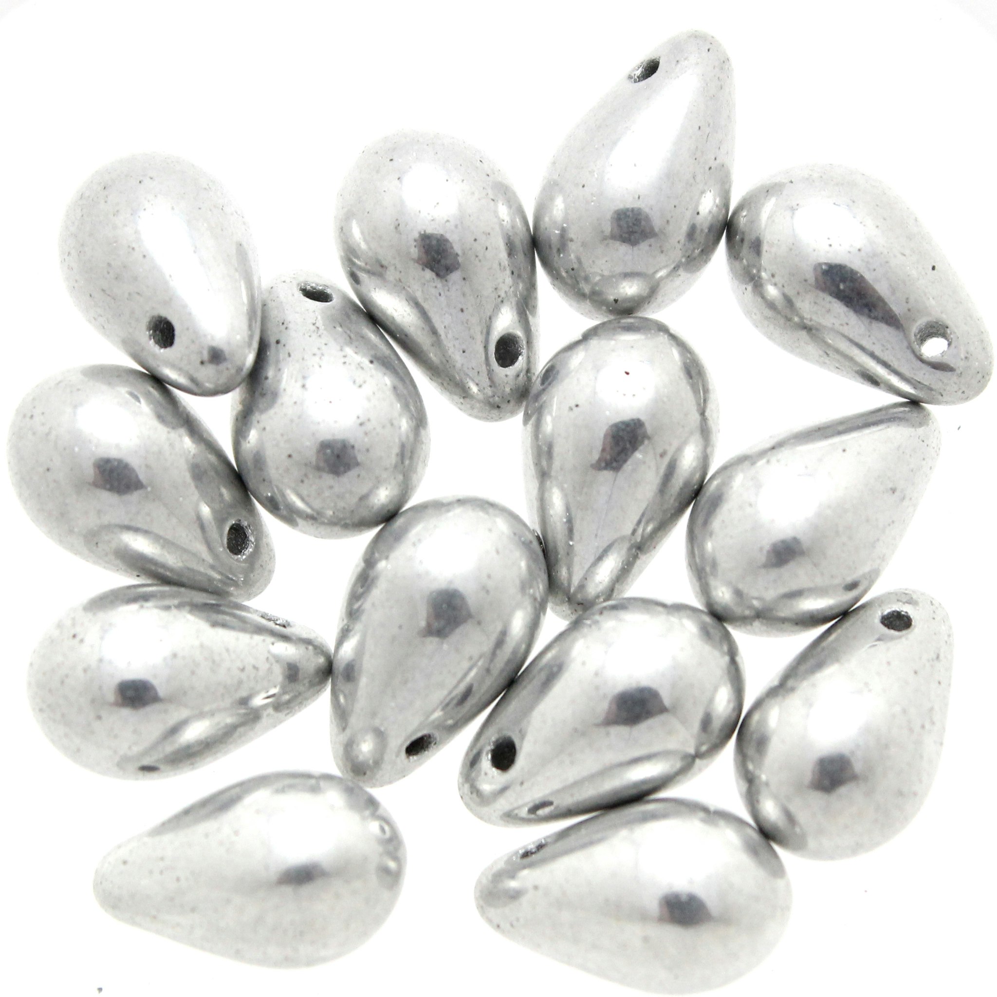 Crystal Labrador Full Side Drill Tear Drops 6x9mm 5g