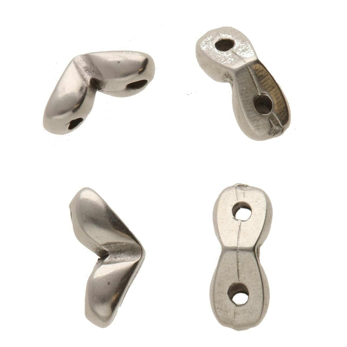 Cymbal Mitakas Silverpläterad 7,8x3,7mm 2st